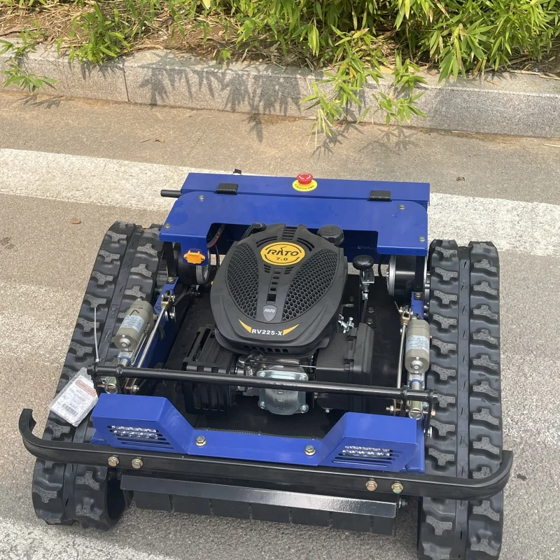 Prezzo all'ingrosso della fabbrica del tosaerba telecomandato del robot cingolato del robot del sarchiatore del raggio di svolta zero personalizzato da 500 mm