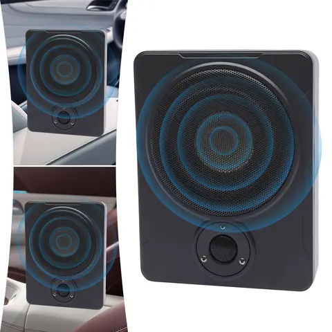 8 इंच सबवूफर, सबवूफर कार ऑडियो, 600 वाट सक्रिय पावर्ड कार ऑडियो एम्पलीफायर प्योर बेस, सीट के नीचे के लिए, 12V पावर सप्लाई 10 best sales कार वूफर - №2