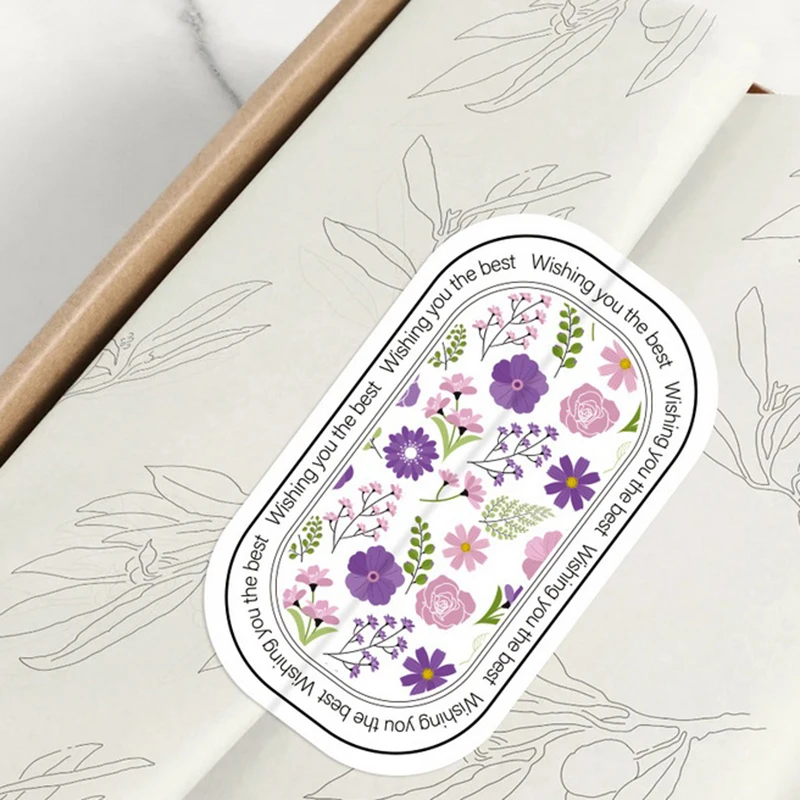 100pcs/wrap This Package Is Happy To See You Too Stickers Small Business Gift Box Packaging Decor Thank You Sticker Seal Labels