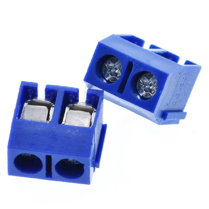 

200Pcs KF301-2P 2 Pin Screw Terminal Connector 5Mm Pitch 15A 300V Spliceable