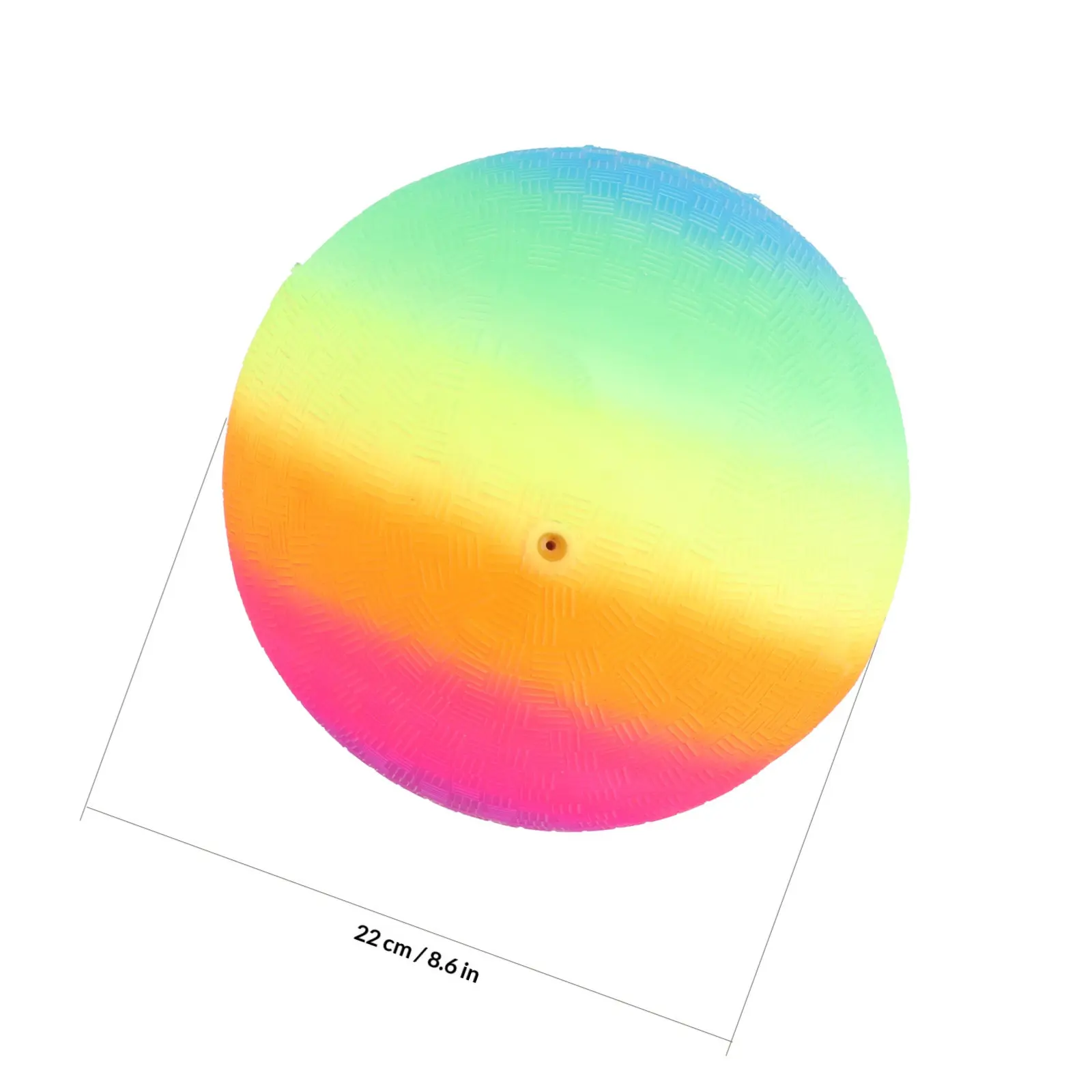 Inflatable Beach Ball Rainbow Color Thick PVC Plaything for Kids Children Outdoor Summer Fun Funny Inflatable Ball
