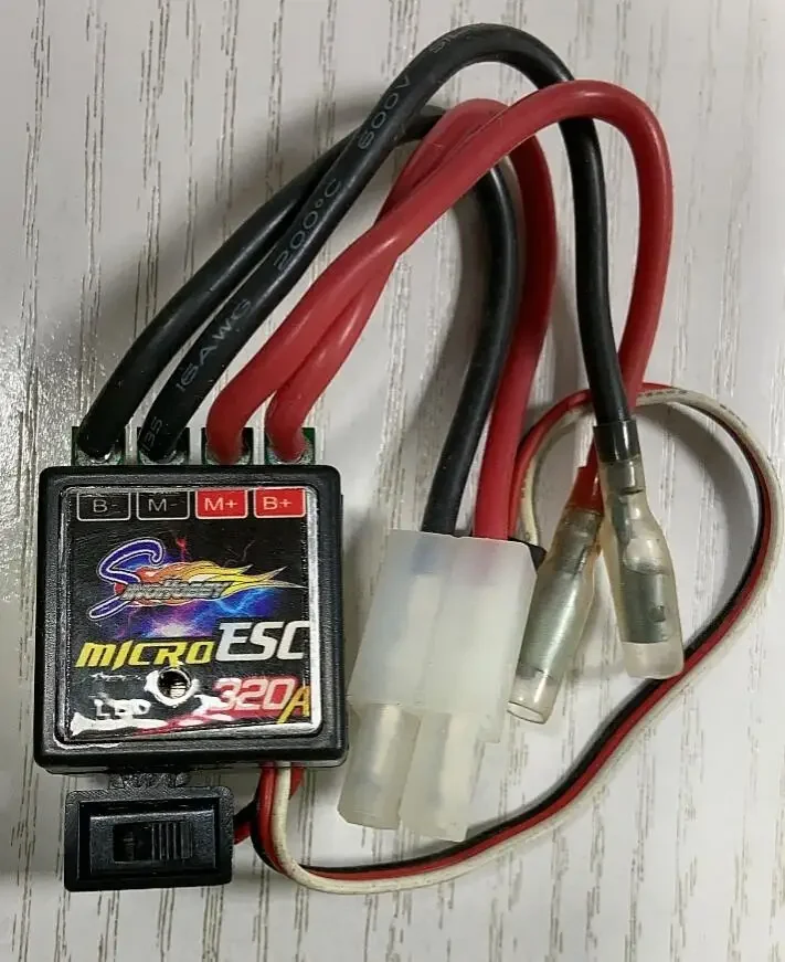 SINOHOBBY 320A ESC BRUSHED Brush Speed Controller for 380 390 540 550 motor 1/10 Exceed AMAX HIMOTO Huanqi henglong car truck