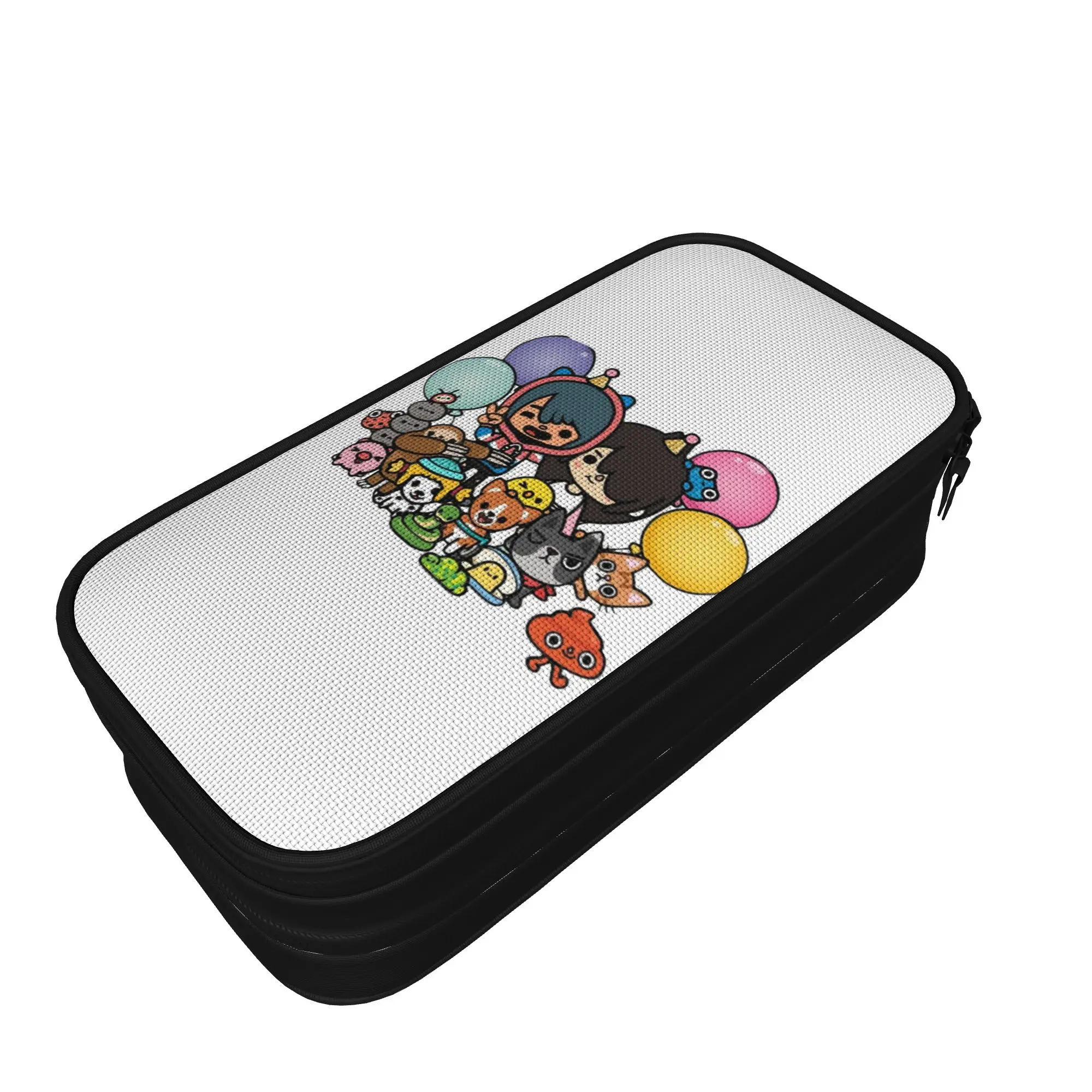 Toca Life World Manage Pencil Case Fashion BSG Game Cartoon Pen Box Bag Big Capacity School Supplies Pencil Box Stationery