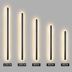 Modern minimalist Nordic interior wall lights, bedrooms, living rooms, corridors, villas, background wall LED strip lights, home