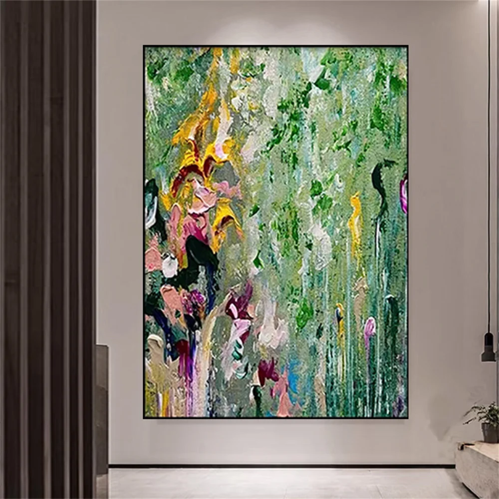 Nordic High Quality Drawing Hand-Painted Oil Paintings Abstract Canvas Poster Seascape Wall Art Pictures In House Decor Home