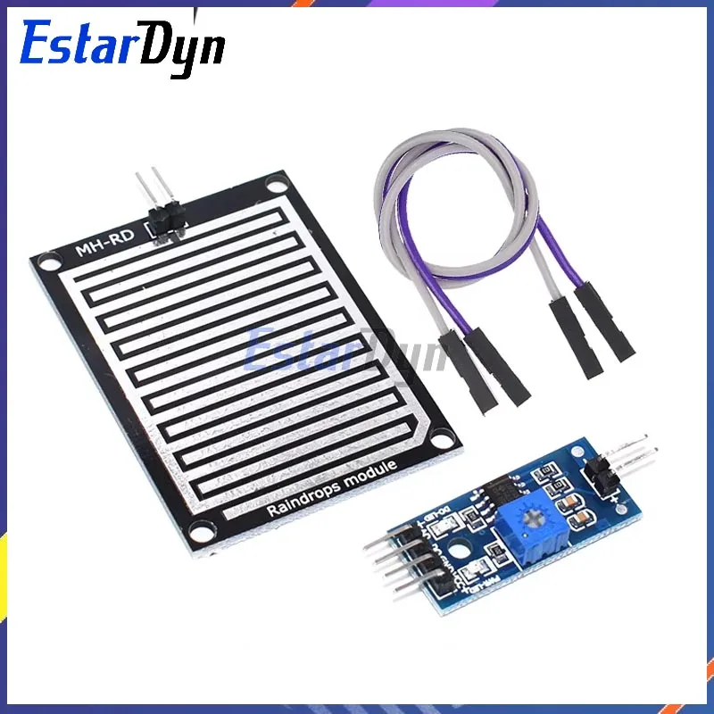 Estardyn Snow Raindrops Detection Sensor Module Rain Weather  Humidity For Relay Control Module Rain Water Sensor Module