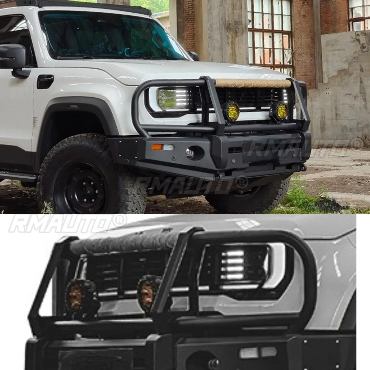 

Для BJ40 2024, комплекты для стайлинга, передний бампер автомобиля, разделитель для губ, диффузор, спойлер, защита бампера, защитная крышка, фартук, комплект для подбородка