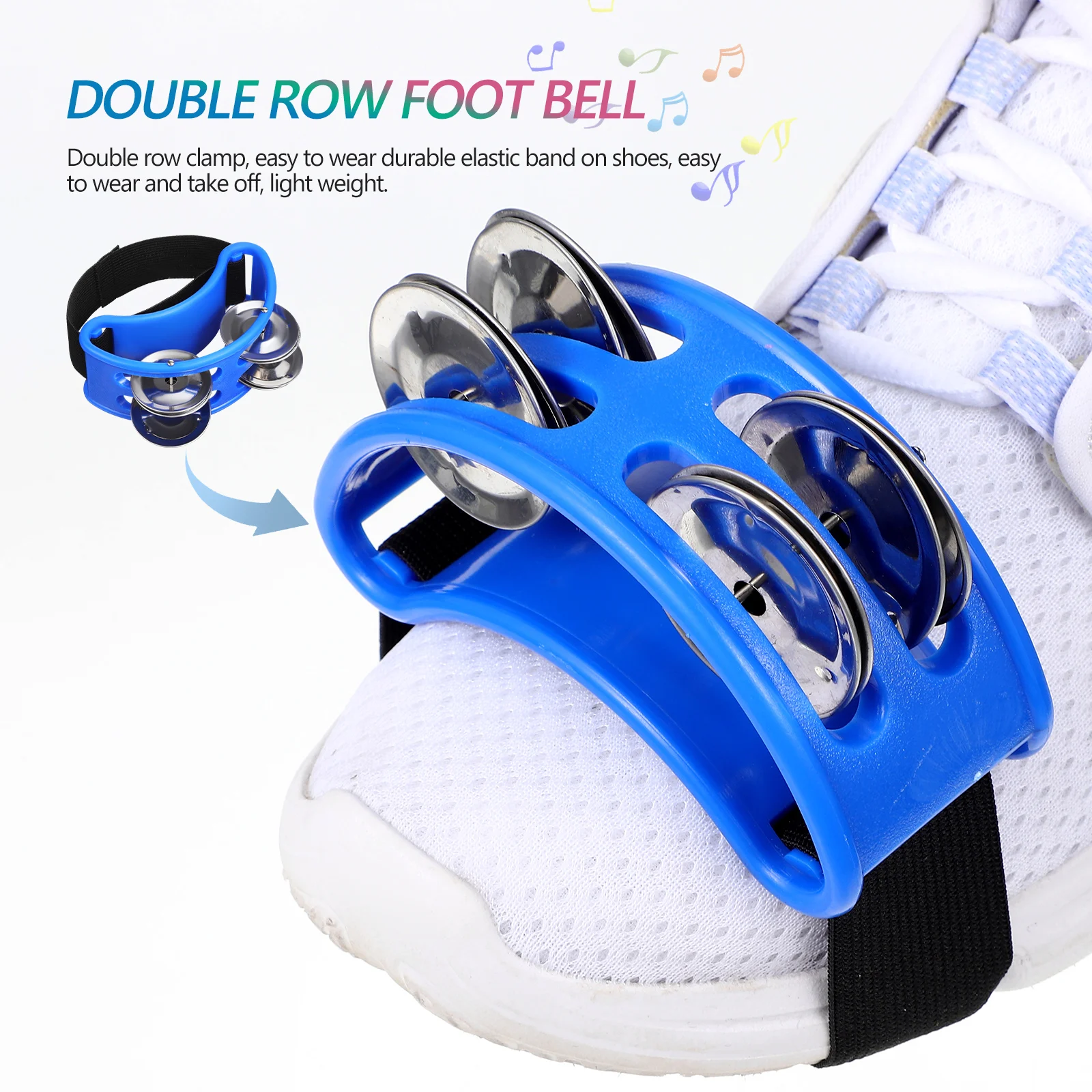 

8 Pcs Percussion Instrument Set Instruments Foot Tambourine Shaker Dedicated Preschool Musical Child