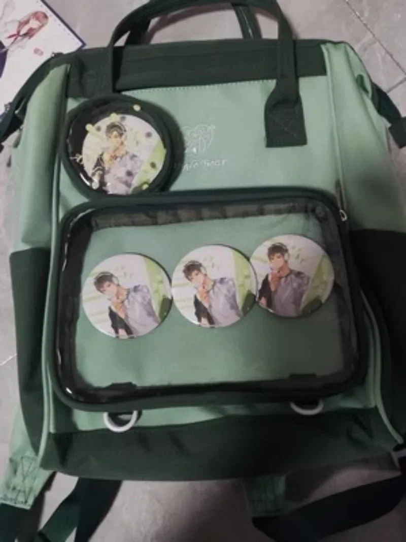 New Ita Bag Sweet Cute Display plecaki japoński jednolite płótno torby szkolne dla kobiet jesienny przezroczysty plecak o dużej pojemności