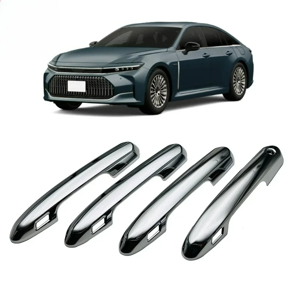 For Toyota Crown Sedan 2023 2024 Car Accessories Door Handle Cover Trim Molding Decoration Stickers