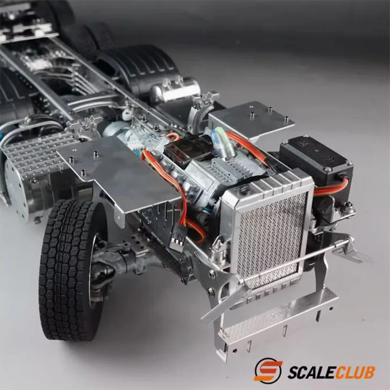 scaleclub 1/14 Cooler For Truck Truck Metal Simulation Water Tank Model Akcesoria Do Tamiya Scania 770S MAN Benz Volvo RC