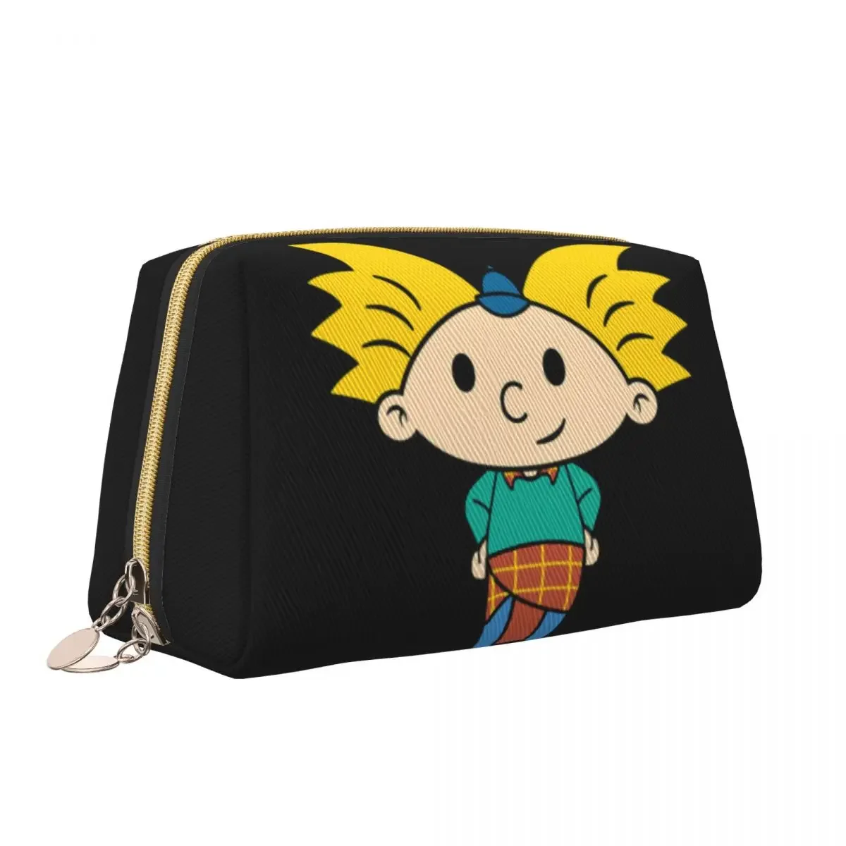 Custom Cartoon Tv Helga Pataki Travel Cosmetic Bag for Women Hey Arnold Toiletry Makeup Organizer Lady Beauty Storage Dopp Kit