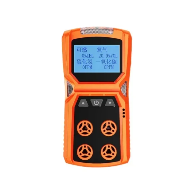 جهاز اختبار كاشف الغاز 4 في 1 عالي الدقة، محلل متعدد الوظائف CO O2 H2S EX، جهاز إنذار بصري مسموع، شبكة المواد العلوية #1