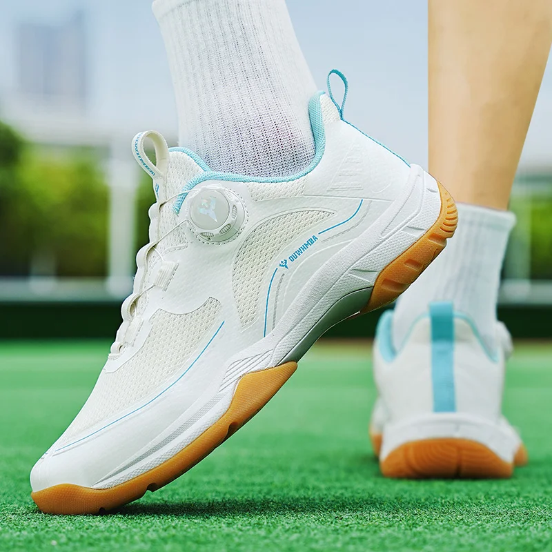 

New Men's Badminton Shoes Women's Non Slip Tennis Shoes Colorful Soles Training Specific Sports Shoe Breathable Outdoor Sneakers