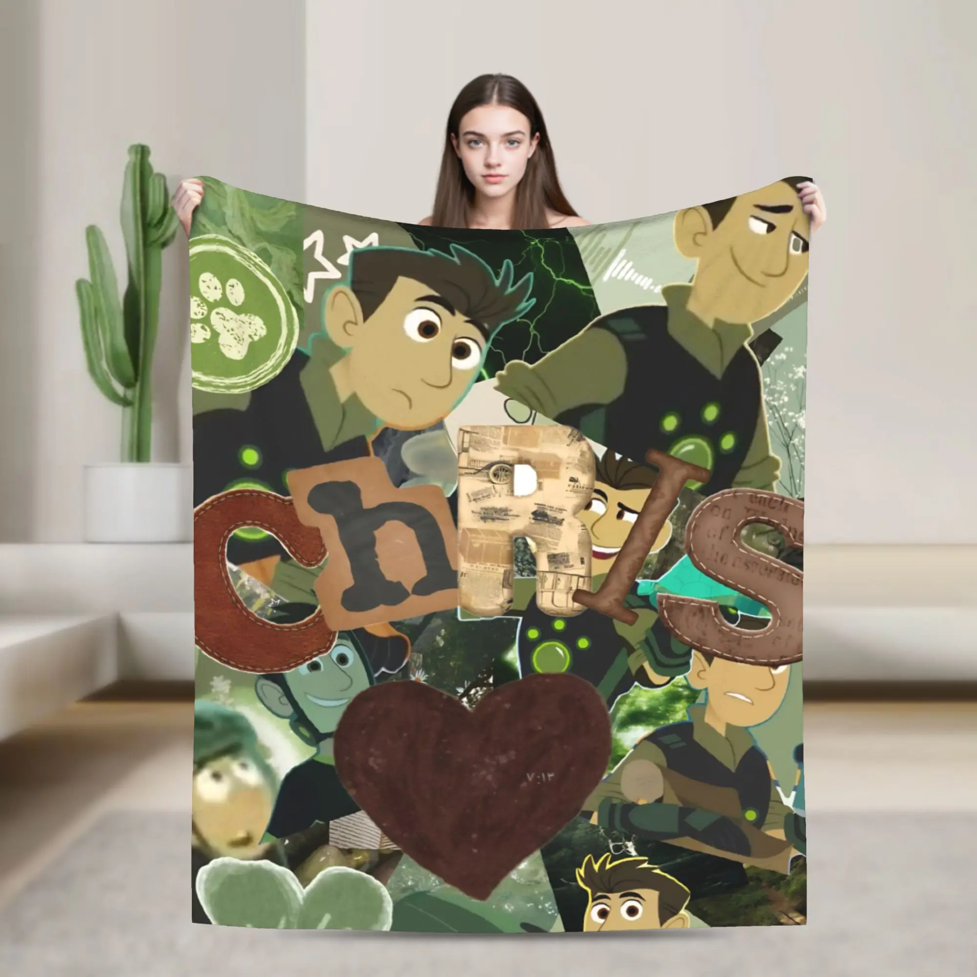 Wild Kratts Cartoon Blanket Super Soft Warm  Throw Blankets for Bed 50x60 Inch Multiple Sizes Plush Thin Quilt