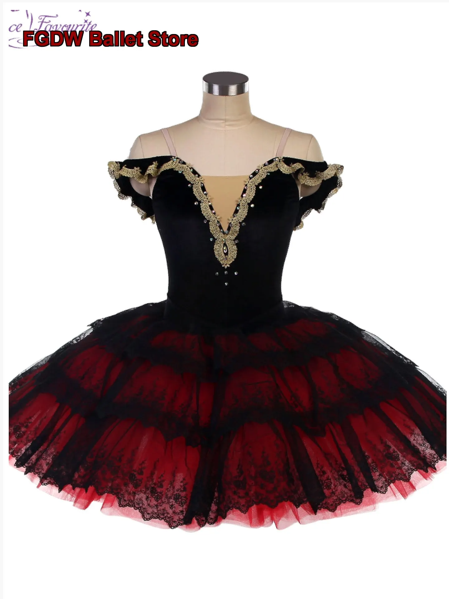 Don Quixote Variation Skirt, Tutu Skirt for Children and Adults, Professional Dance Performance Competition Kids