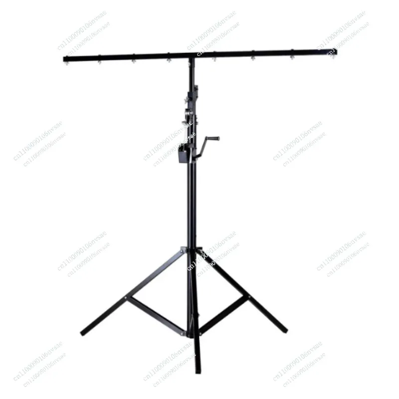 

Lighting Adjustable Tripod Stand with Top T Bar for Stage Light Bracket Height Adjustment 4.5 m