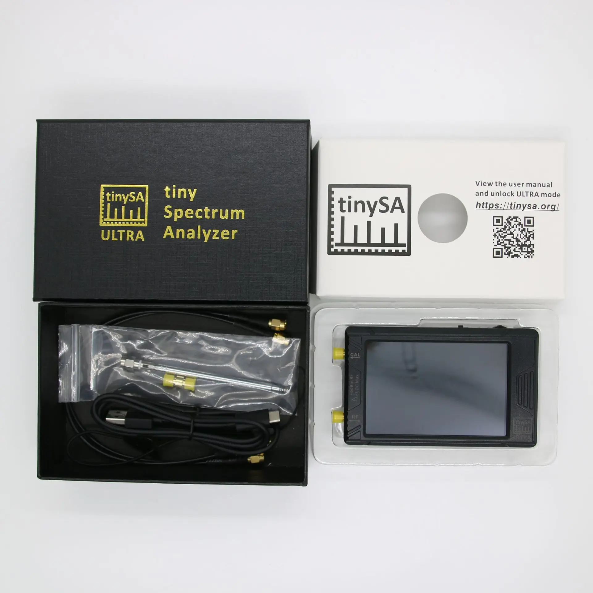 TinySA ULTRA 4Inch Handheld Spectrum Analyzer 100 Khz Tot 5.3 Ghz Netwerk Interne Lan Tester RF Signaal Generator