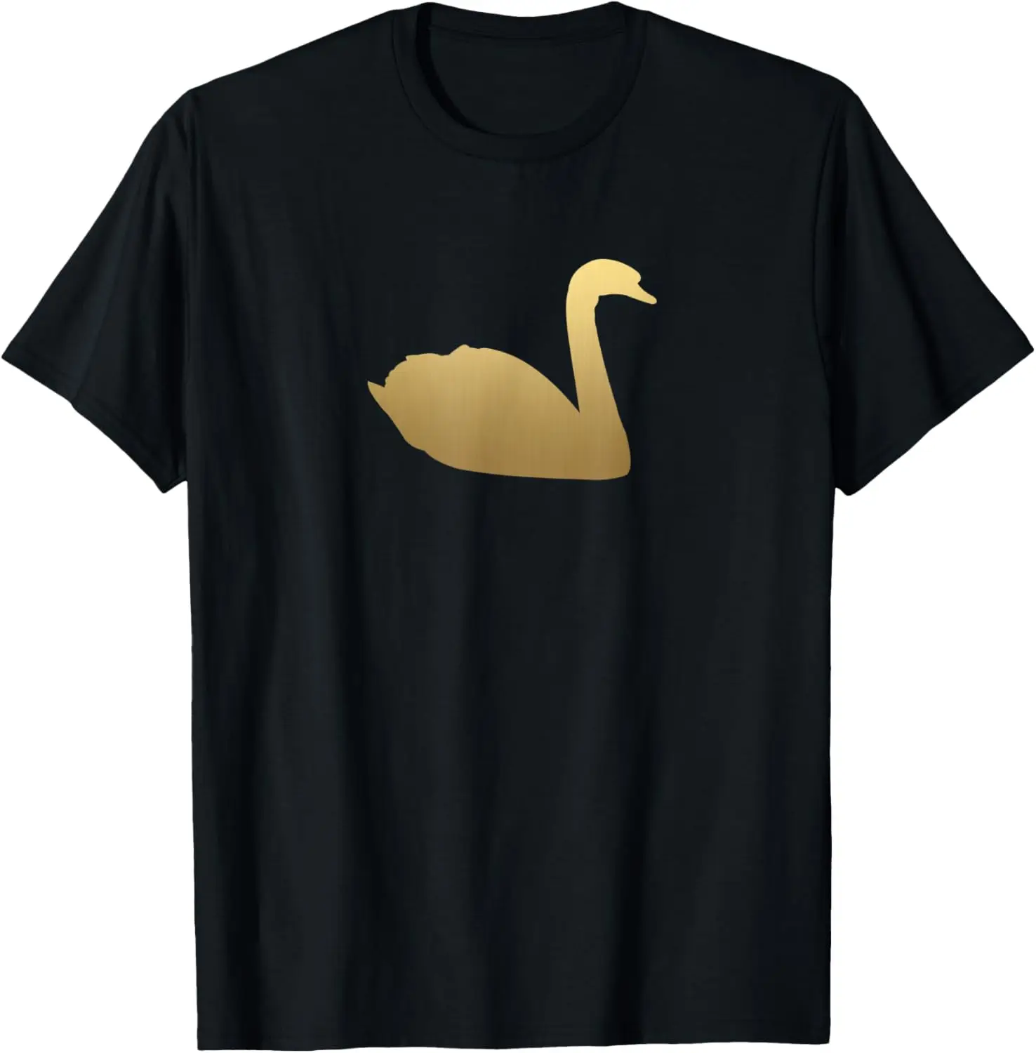 Cute Swan Silhouette Graphic T-Shirt