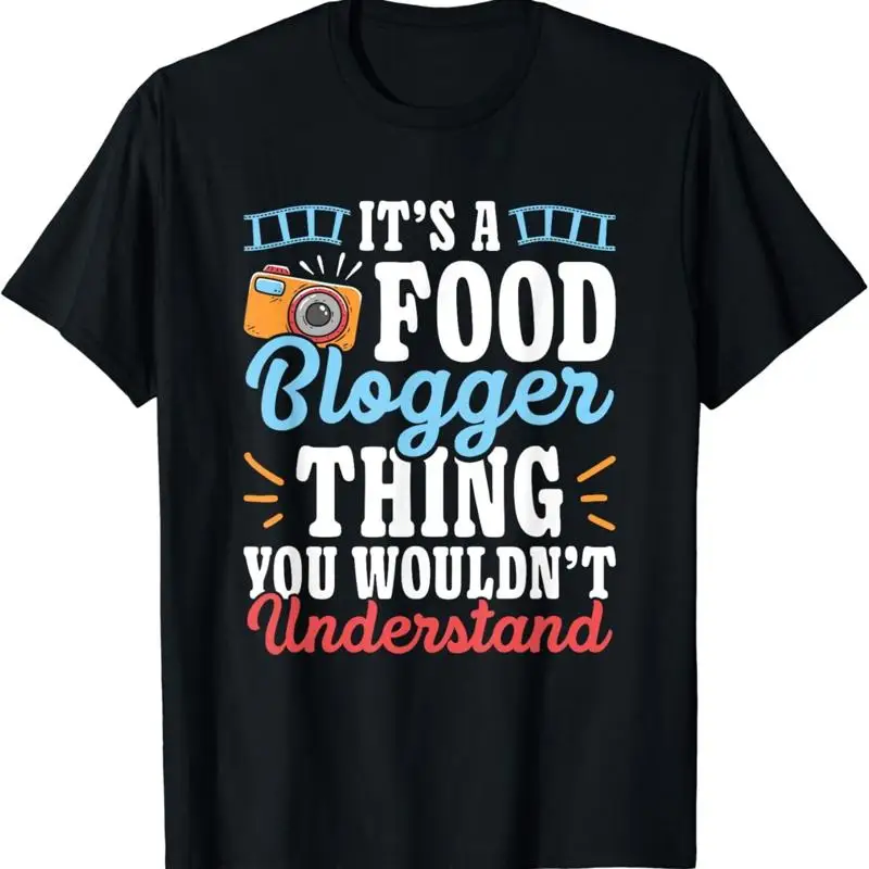 Blogging Vlogging Blog Traveler Food Blogger T Shirt