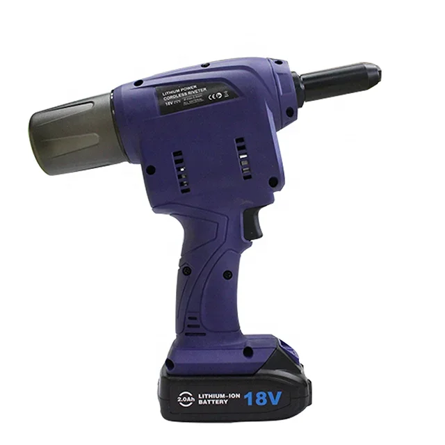 SZENT-E6000 battery riveter long life 18V li-ion cordless electric rivet tool battery riveter