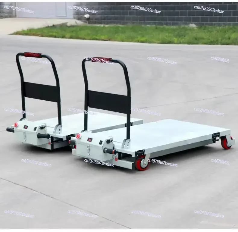 Heavy Duty 300Kg 500Kg Cargo Hydraulic Electric Scissor Lift Platform Table Trolley Hand Flatbed Truck Cart view 4