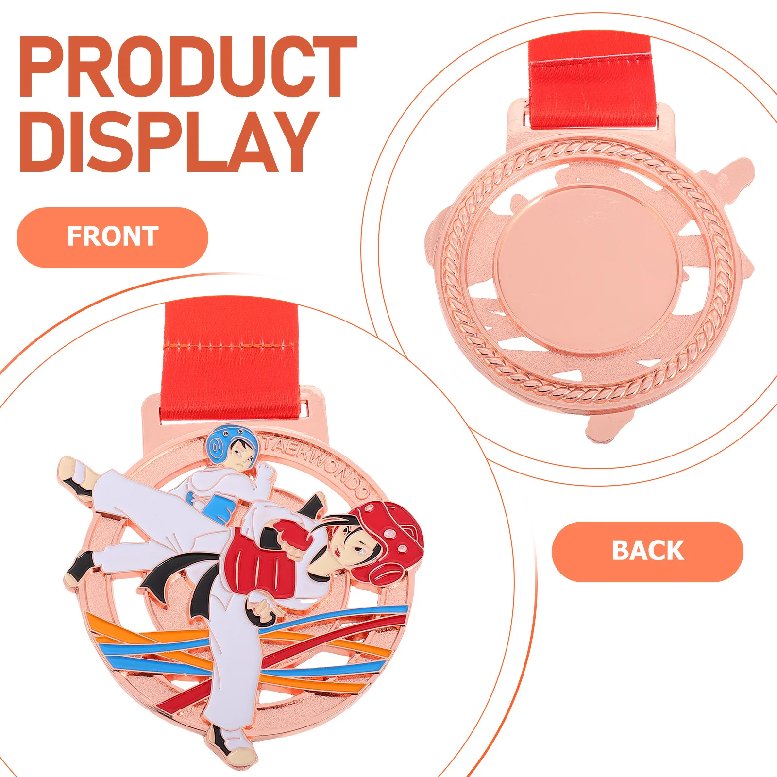 ميداليات التايكوندو الفائزة المعدنية الفضية لجوائز فنون الدفاع عن النفس، ميداليات المنافسة للإنجاز