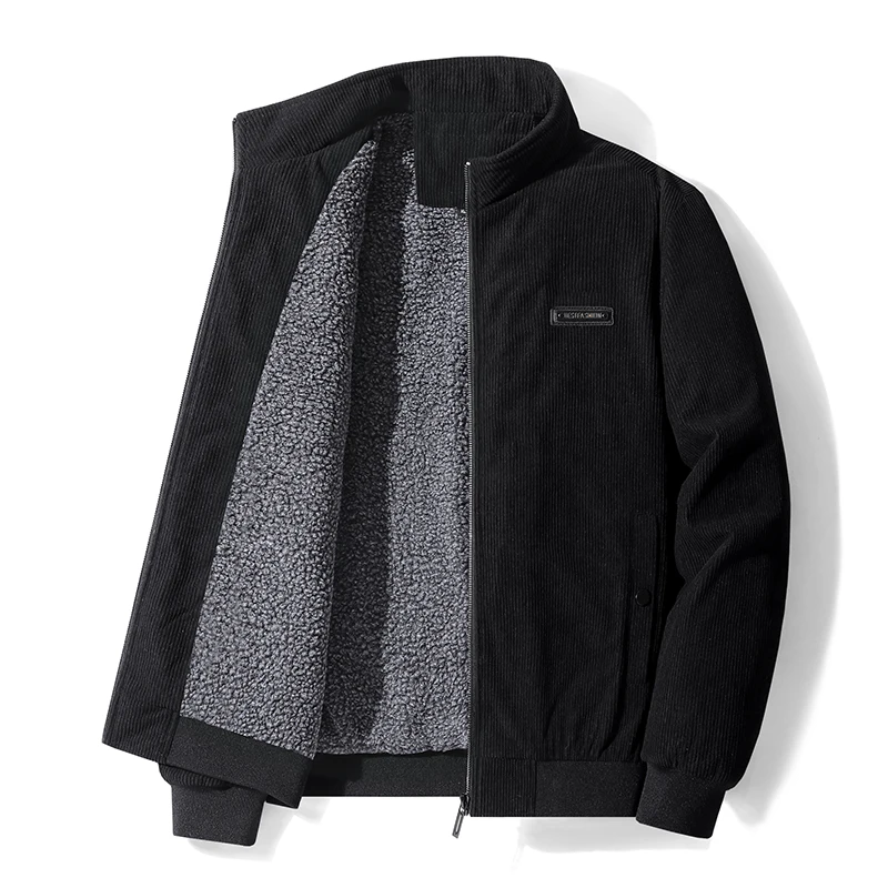 Men 2025 Winter Brand Thick Warm Fleece Jacket Men Fashion Windproof Outdoor Coat Men Autumn Outwear Classic Casual Jacket Men