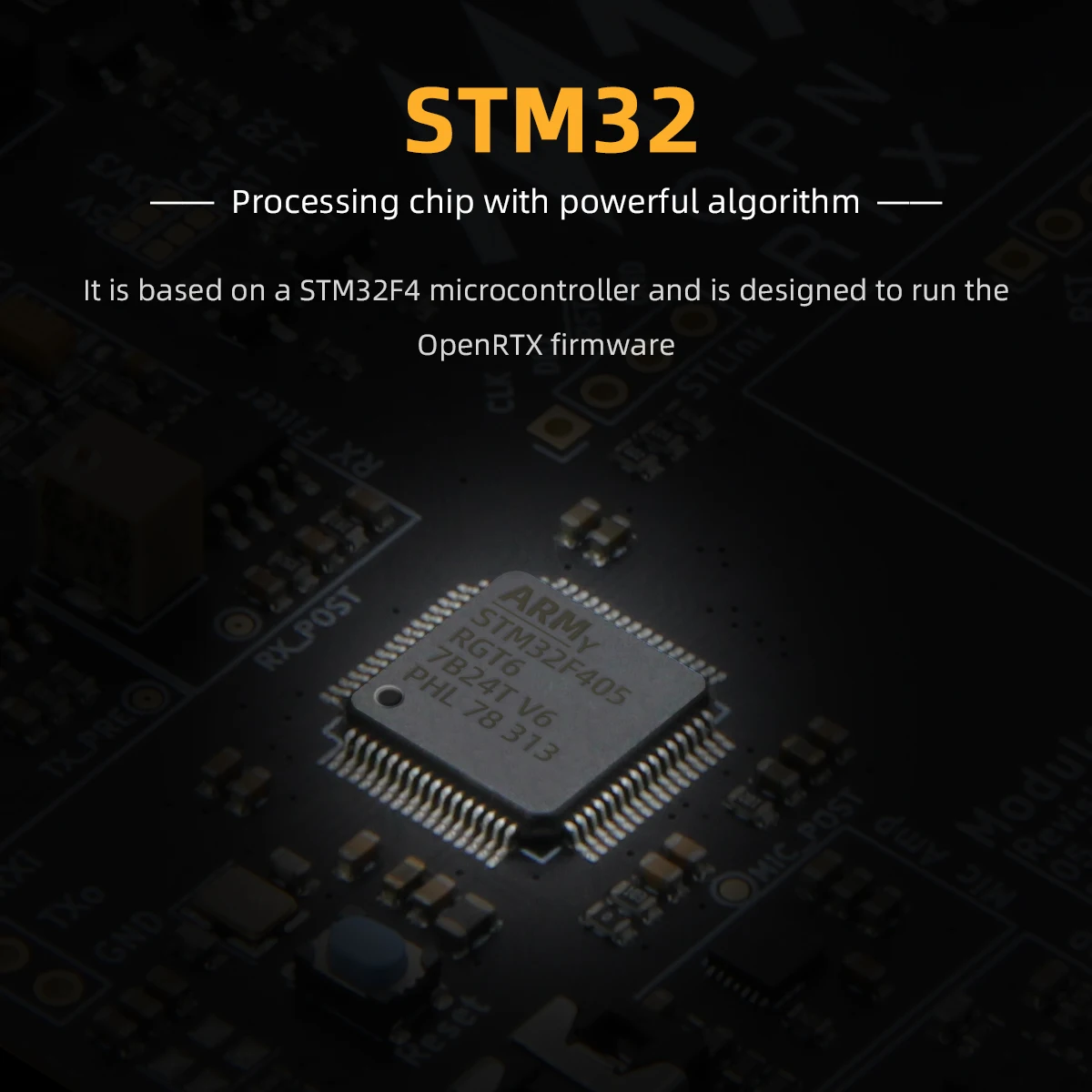 LILYGO® & Module17-Revision 0.1e STM32 Development Board M17 Modem Board With DE-9 Connector Microphone Speaker Interface Switch