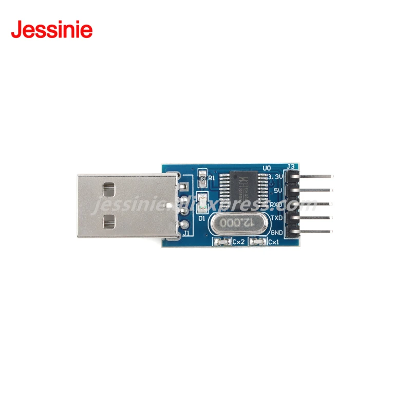 10pcs/1pc CH340T USB To TTL Serial Port Module STC MCU Burner STM32 Downloader Flash Board Chip