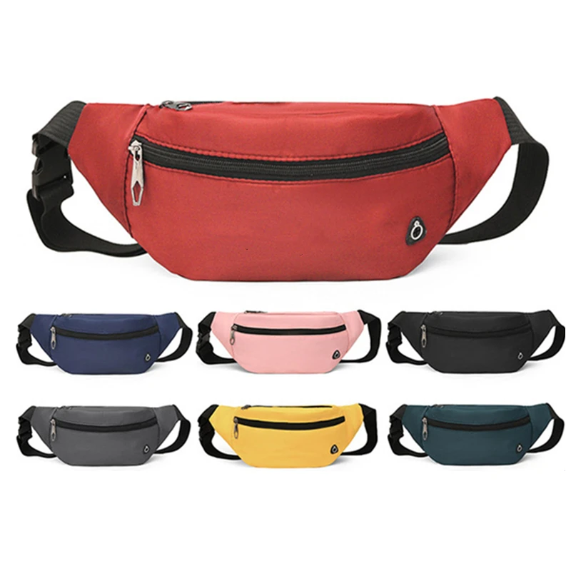 Travel Women Men Male Waist Bag Pack Casual Functional Belt Shoulder Bag Sports Belt Pouch Phone Money Chest Bag Fanny Hip