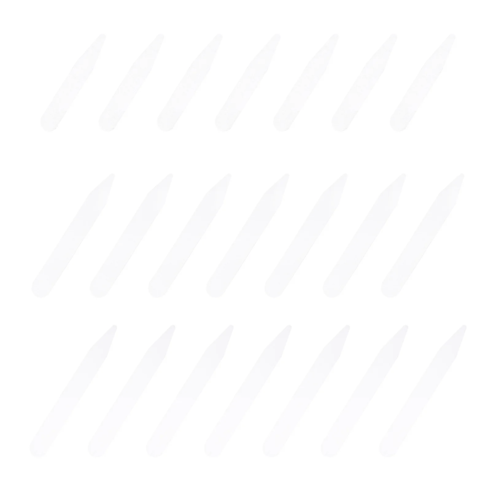 

300pcs Transparent Stays Pet Shirt Support No Sewing Required Plastic Collar Rack Suit Shirt Accessory Collar Tip Piece