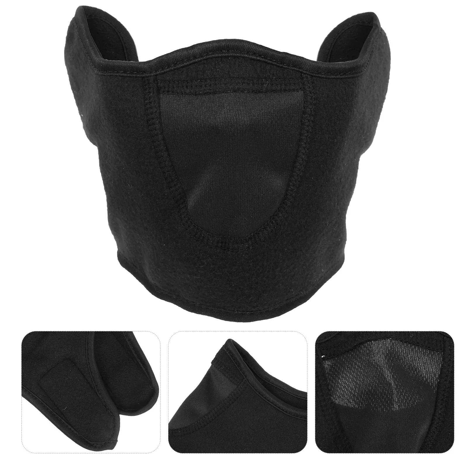 

Reusable Windproof Facial Cover One-Piece Molding Neck Gaiter for Riding Winter Outdoor Activities Warm Ear Neck Protection
