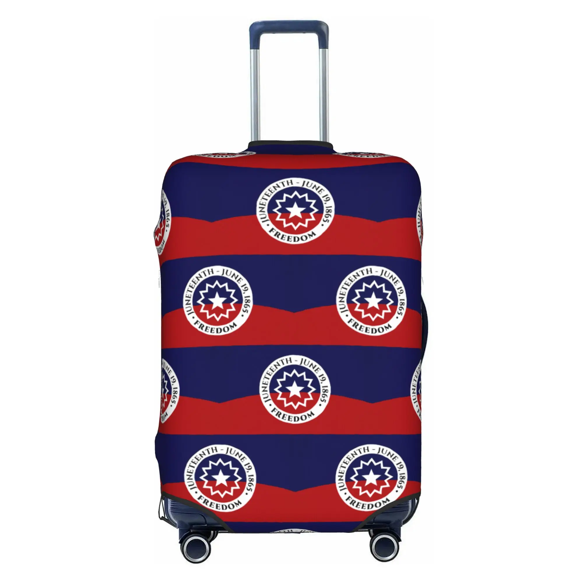 Fashion Juneteenth Logo Luggage Cover Protector Elastic Travel Suitcase Covers