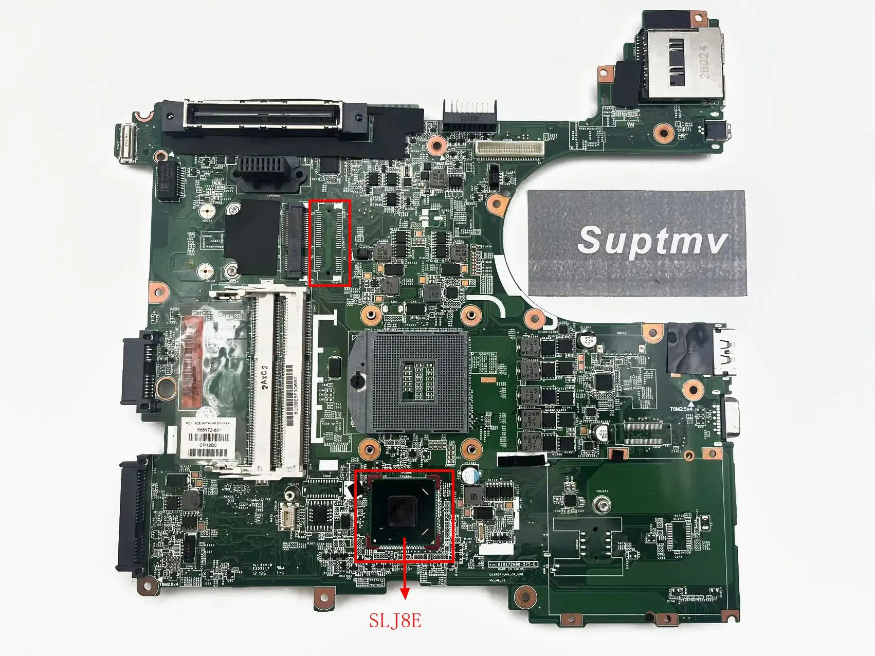 Imagem -02 - Notebook Motherboard Adequado para hp Elitebook 100 Teste de Trabalho 8570p 6570b 686972001 686974-001 Ddr3 Slj8e