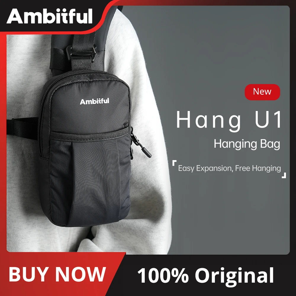 

AMBITFUL Hang U1 Tool Bag Utility Gadget Organizer Vest Pack Purse Mobile Phone Case Backpack Attachment For Photography