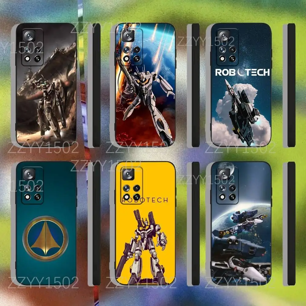 R-Robotech Robert Macross funda suave de TPU para Samsung S25,S24,Ultra,S20,S30,Plus,S22,S23,Ultra,Plus,5G funda de teléfono
