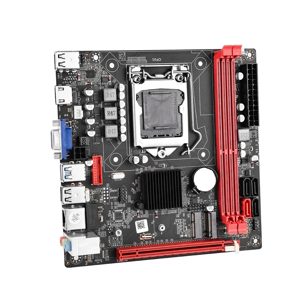 B75 computer motherboard desktop DDR3 memory support LGA1155 pin I3 I5 I7 CPU office and home use 16gb