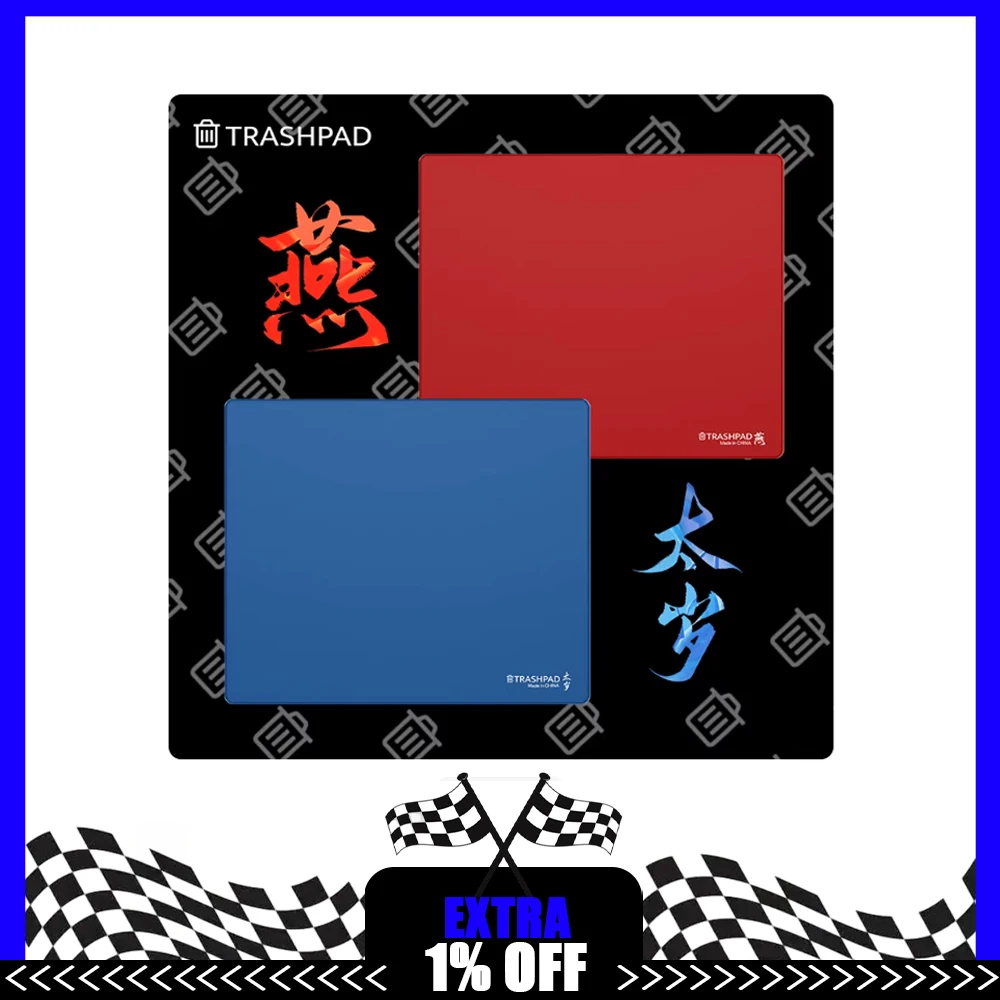 

TRASHPAD TAISUI YAN Gaming Mousepad TTK Control Smooth FPS Mouse Pad Skidproof For CSGO Valorant APEX Pc Accessories Gifts