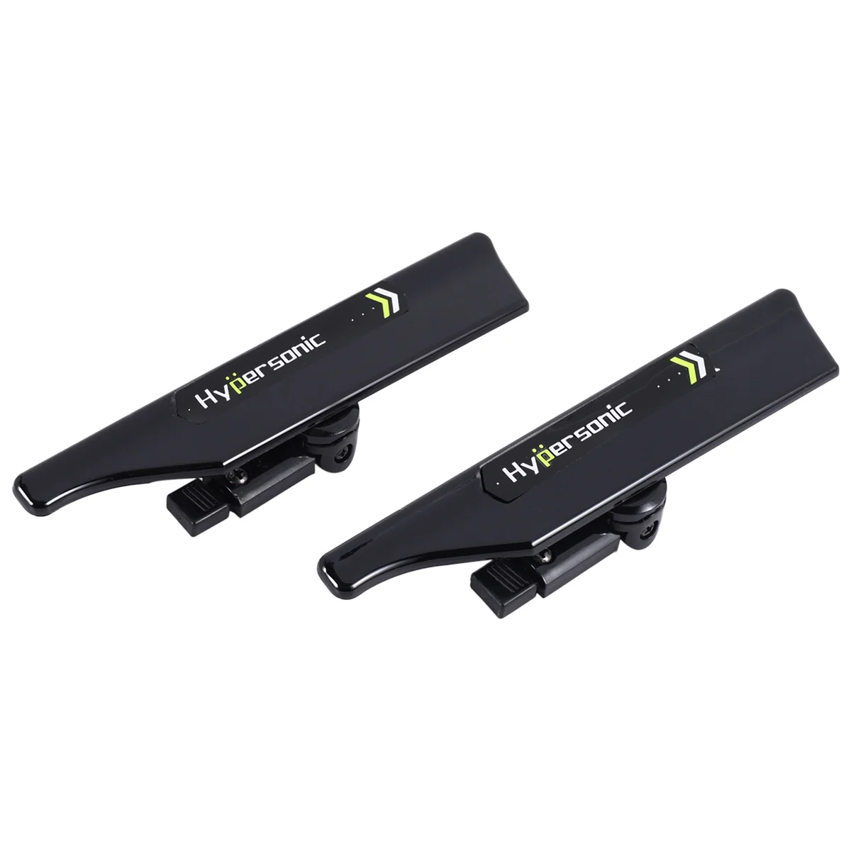 Hypersonic pára-brisas Wiper Wing, Wiper Blade, Spoiler, Mate Wing, Auto Car Tool, Black Stand, Acessórios, 2 pcs