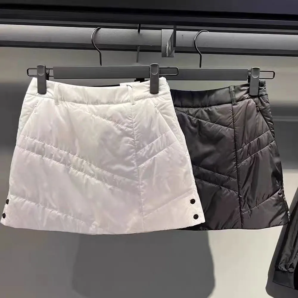 

Новинка 202, женская юбка для гольфа, осенне-зимняя пуховая юбка, теплая, удобная, облегающая спортивная, с внутренней подкладкой для предотвращения света Lea