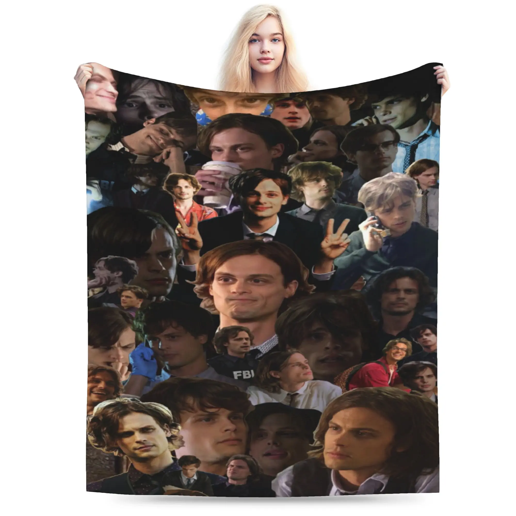 Soft Blanket Girls Boys Airplane Travel Matthew Gray Gubler Throw Blanket  Flannel Bedspread For Couch Bed Print Sofa Bed Cover