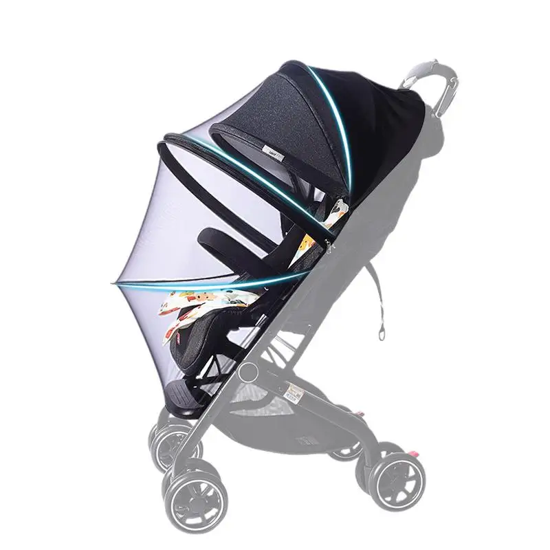 Stroller penutup kereta bayi dengan Uv, penutup pelindung Uv melindungi dari matahari dapat disesuaikan untuk anak-anak