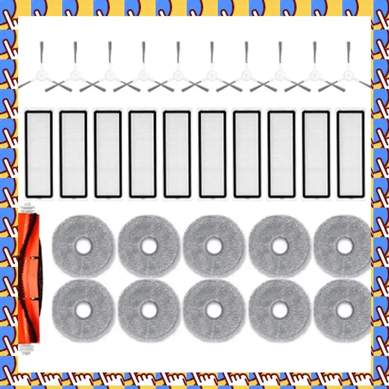 A20M para Xiaomi Robot aspirador S10 + Plus B105 / S20 + Plus accesorios de repuesto Cepillo Lateral principal filtro Hepa paño de mopa