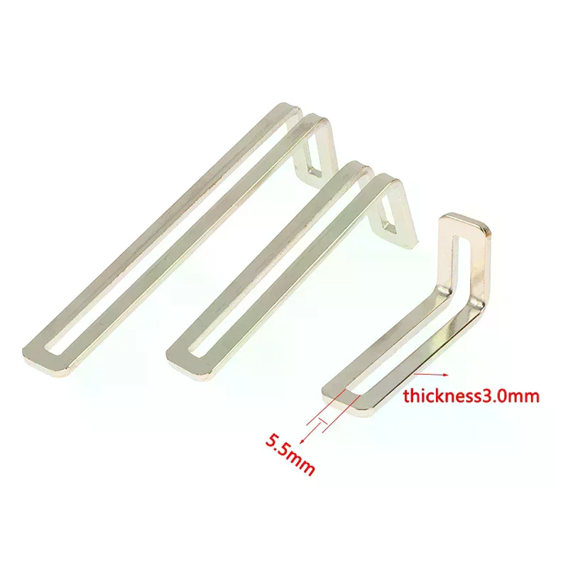 Corner Bracket Adjustable 90 Degree L-Shaped Corner Brackets Angle Iron Connector Shelf Support Accessories Nickel-plated