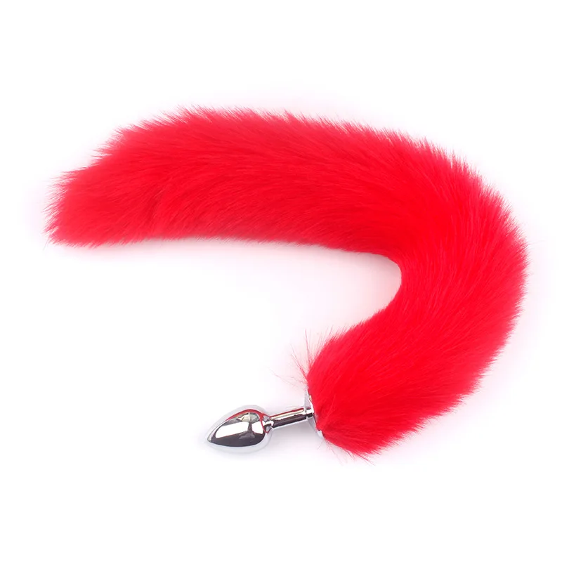 Faux Fox Tail Anal Plug Sex Goods Adult Games Stainless Steel Butt Plug Sex Toys For Couples BDSM Cosplay Anus Toy Sex Products