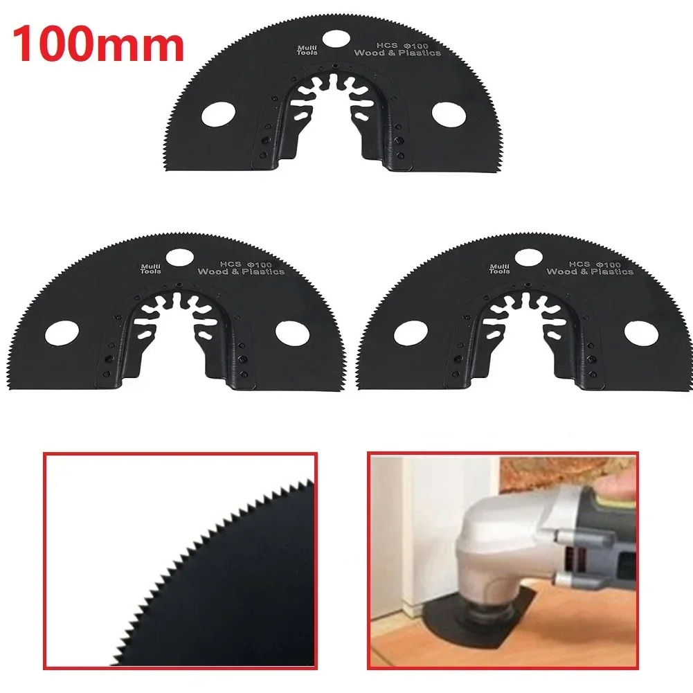 

1/3pcs 100mm Circular Saw Blade Quick Release Universal Oscillating Multi Tool For Metal Wood Cutting Grinding Power Tool Access