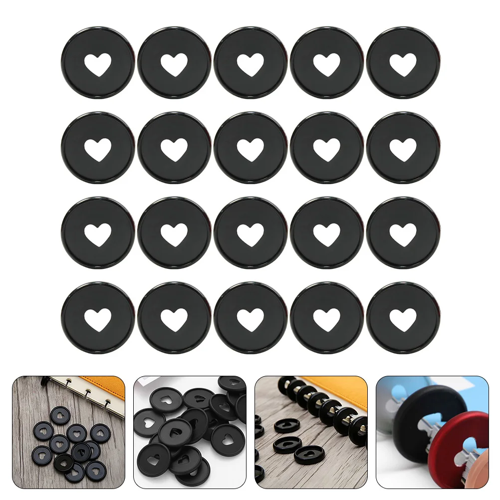

20 Pcs Binder Planner Rings Discs for Planners Heart Expansion Expander Mushroom Binding