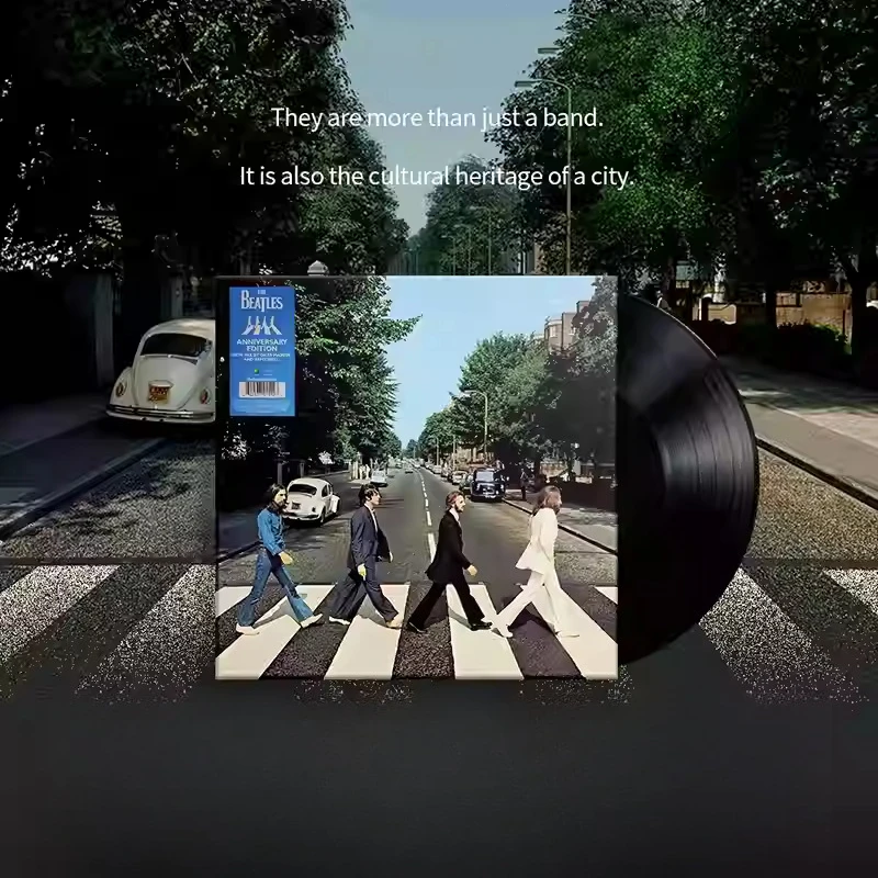

Классическая рок-музыка The Beatles: виниловая пластинка LP Abbey, полностью совместимая со всеми стандартными проигрывателями и DJ-деками, коллекция музыки для вечеринок
