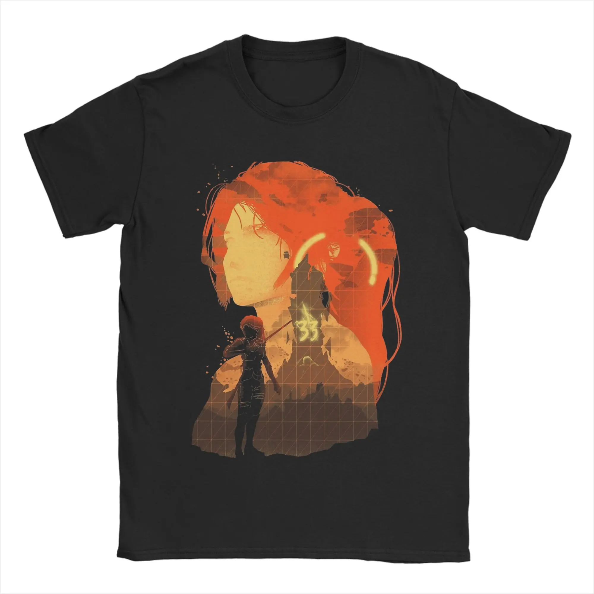 Maelle Clairs Obscurs Expedition 33 T Shirts for Men Cotton T-Shirt Crew Neck  Tees Short Sleeve Clothing Summer